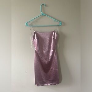 SATIN BODYCON DRESS